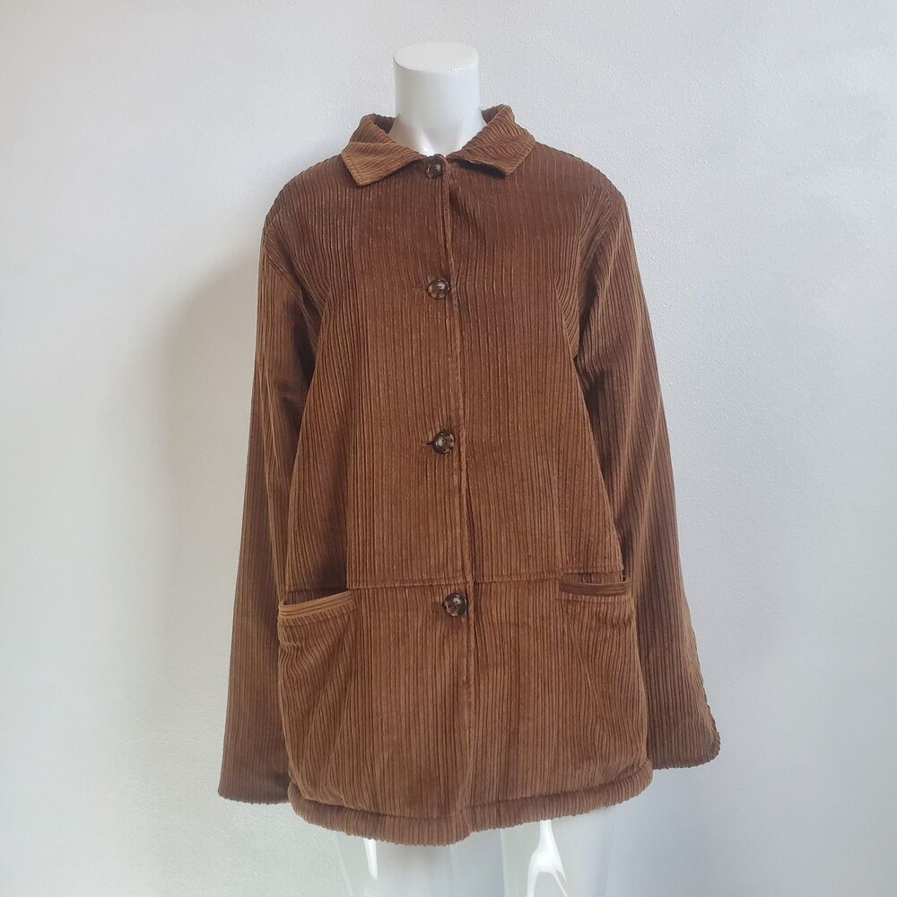 Vintage Y2K Blair Brown Corduroy Jacket